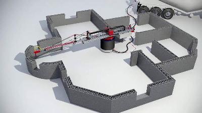 Опубликованы кадры создаваемого на 3D-принтере российского поселка